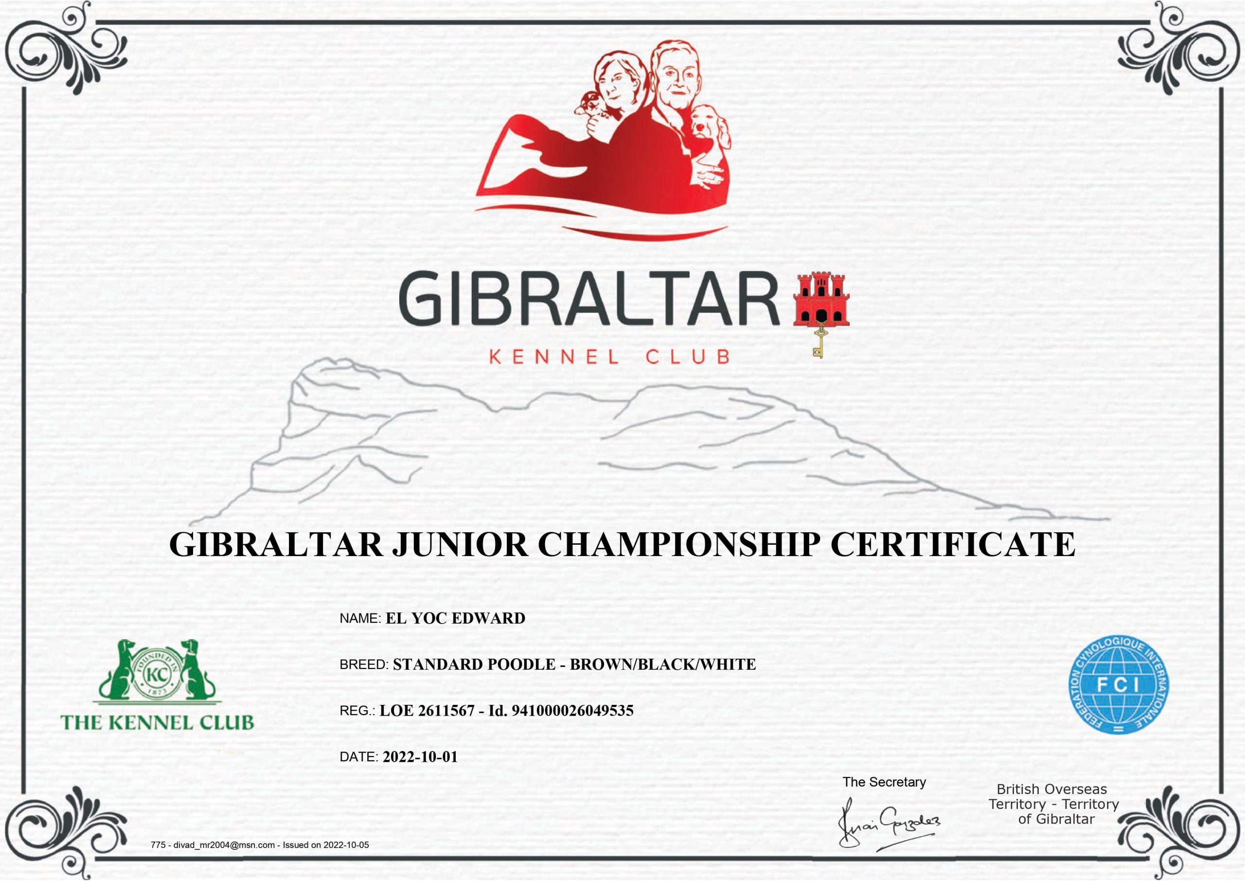 Titulo Gibraltar Junior Jagger Scaled
