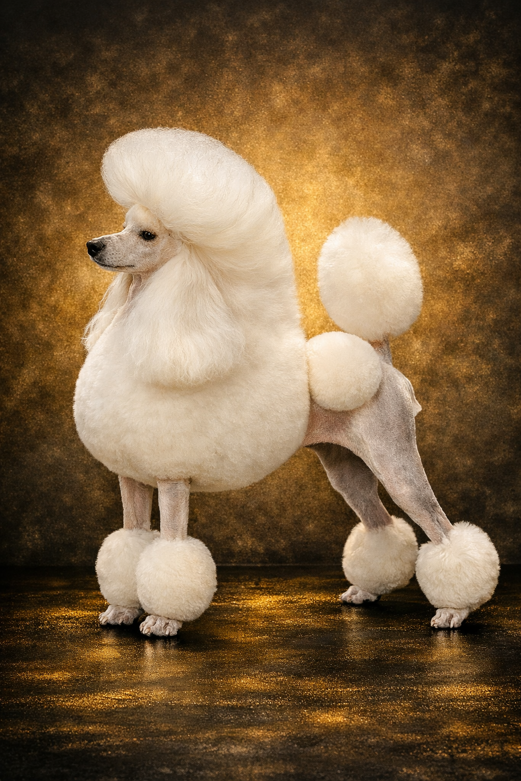 Caniche Gigante blanca - Caniches of the Dynasty